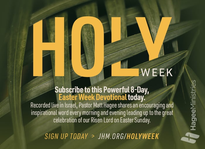 Holy Week Devotionals