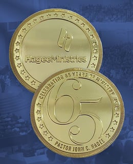 Commemorative 65th Year Ministry Coin.